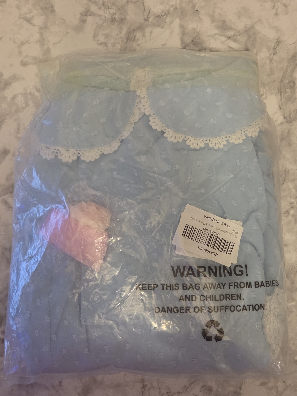 Grady Twins Women Creepy Dress Halloween Costume, Blue 3XL